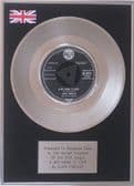 ELVIS PRESLEY - 7" Platinum Disc - A BIG HUNK O' LOVE