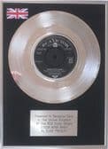 ELVIS PRESLEY - 7" Platinum Disc - BOSSA NOVA BABY