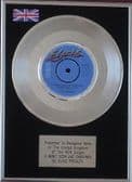 ELVIS PRESLEY - 7" Platinum Disc - I WON'T SEEM LIKE CHRISTMAS