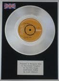 ELVIS PRESLEY - 7" Platinum Disc - SUSPICIOUS MINDS