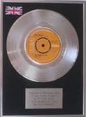 ELVIS PRESLEY - 7" Platinum Disc - YOU DON'T HAVE TO SAY YOU LOVE ME