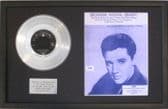 ELVIS PRESLEY-Platinum Disc & Songsheet-BOSSA NOVA BABY