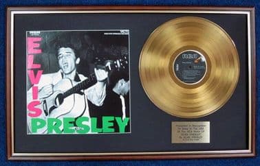 Elvis Presley - USA 24 Carat Gold Disc LP + Cover - 