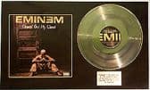 EMINEM -12"Platinum Disc & cover-CLEANIN' OUT MY CLOSET