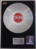 EMINEM - 12" Platinum Disc - SING FOR THE MOMENT