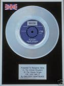 ENGLEBERT HUMPERDINK - 7" Platinum Disc- THE LAST WALTZ