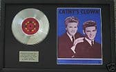 EVERLY BROTHERS 7"PlatinumDisc&Songsheet CATHY'S CLOWN