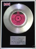 FOUNDATIONS-7"Platinum Disc-BABY NOW THAT IVE FOUND YOU