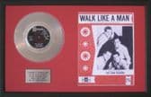 FOUR SEASONS -Platinum Disc&Songsheet- WALK LIKE A MAN