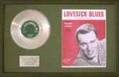 FRANK IFIELD -Platinum Disc&Song Sheet-LOVESICK BLUES