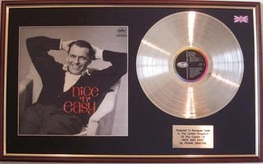 FRANK SINATRA - LP Silver Disc & Cover - NICE 'N' EASY
