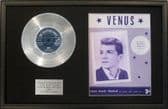 FRANKIE AVALON - 7" Platinum Disc & Song Sheet - VENUS