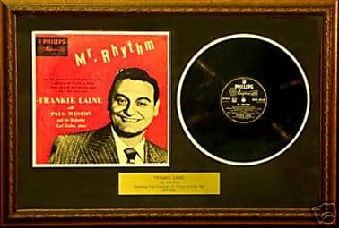 FRANKIE LAINE  original rare10 inch LP  Presentation