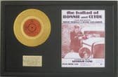 GEORGIE FAME- 24 Carat Gold 7" Disc & songsheet - BALLAD OF BONNIE & CLYDE