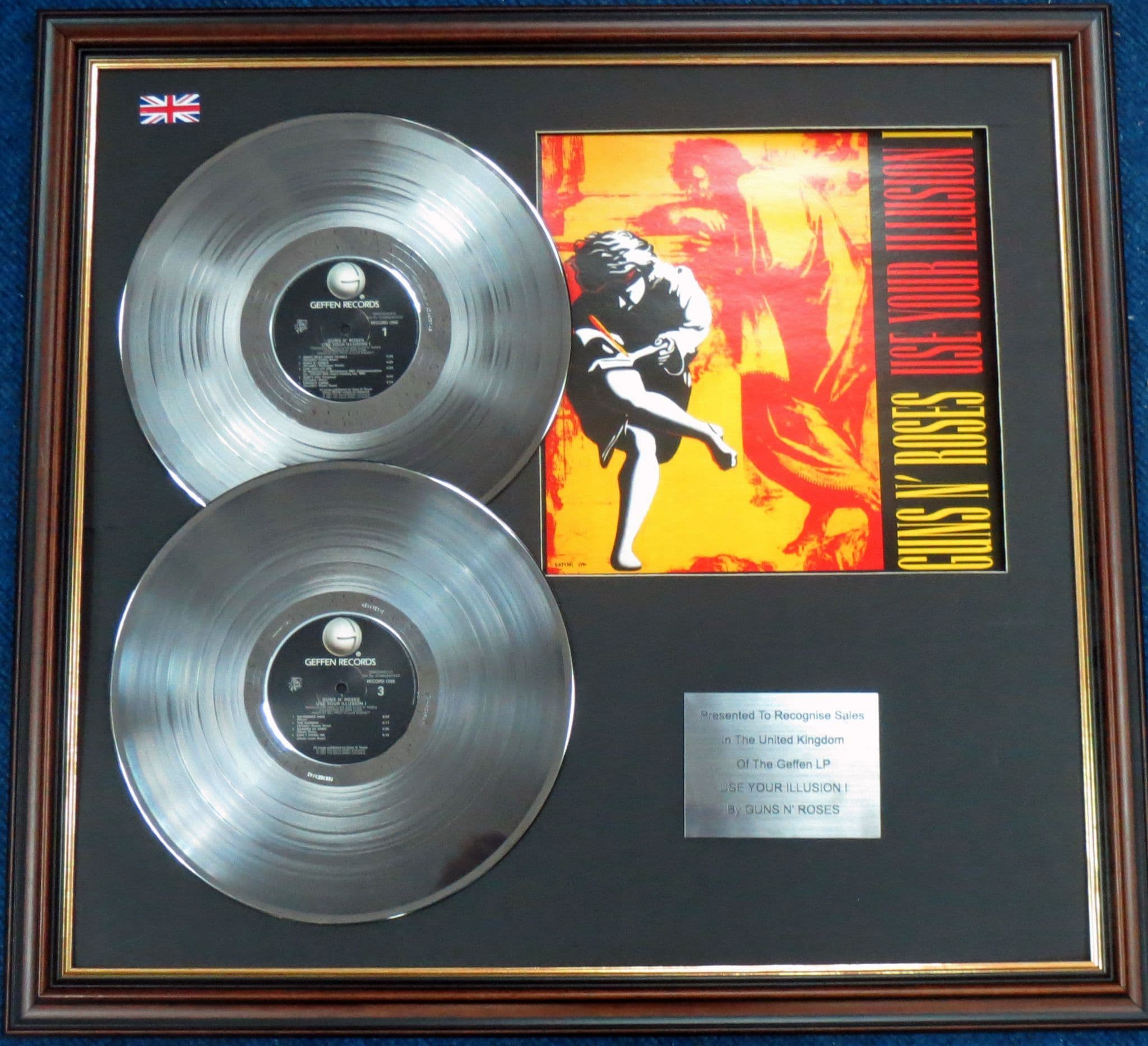Guns'n'Roses Plutinum Disc.額装品 Guns´n´Roses Plutinum Disc.額装品
