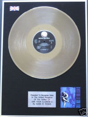 GUNS N' ROSES - Platinum Disc LP - ILLUSION 11