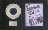HEDGEHOPPERS ANONYMOUS - Platinum Disc & Song sheet - IT'S GOOD NEWS WEEK