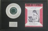 HELEN SHAPIRO - 7" Platinum & song sheet - WALKING BACK TO HAPPINESS