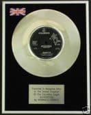 HERMANS HERMITS 7" Platinum Disc - SILHOUETTES