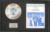 Hot Chocolate - 7" Platinum Disc & Song Sheet - You Win Again