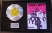 ISLEY BROTHERS - 7" Platinum Disc & Song Sheet - SUMMER BREEZE
