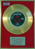 JACK SCOTT - 7inch 24 Carat Gold Disc - MY TRUE LOVE