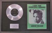 JACKIE WILSON - 7" Platinum Disc+Song Sheet - I GET THE SWEETEST FEELING