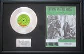 JETHRO TULL - 7" Platinum Disc & Song Sheet - LIVING IN THE PAST
