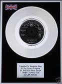 JIM REEVES - 7" Platinum Disc - I WON'T FORGET YOU