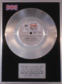 JIMMY ROSELLI - 7" Platinum Disc - WHEN MY OLD WEDDING RING IS NEW