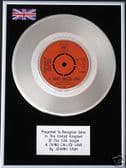 JOHNNY CASH - 7" Platinum Disc - A THING CALLED LOVE