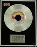 JULIE DRISCOLL - 7" Platinum Disc - WHEELS ON FIRE