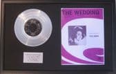 JULIE ROGERS - 7" Platinum Disc & Song Sheet- THE WEDDING