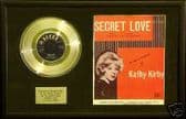 KATHY KIRBY- 7" Platinum Disc & songsheet -SECRET LOVE