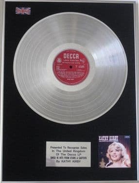 KATHY KIRBY -  Platinum Disc LP - HITS FROM STARS AND GARTERS