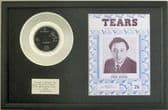 KEN DODD - 7" Platinun Disc & Songsheet - TEARS