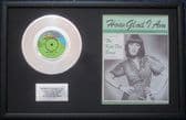 KIKI DEE - 7" Platinum Disc & Song Sheet - HOW GLAD I AM