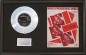 LOUIS ARMSTRONG - 7inch Platinum Disc and Songsheet - WHAT A WONDERFUL WORLD