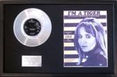 LULU - Platinum Disc&Song Sheet - I'M A TIGER