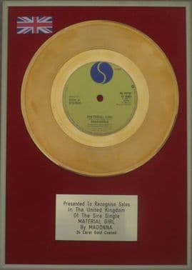 MADONNA - 24 Carat Gold Disc 7