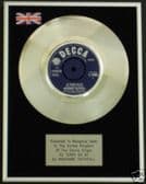 MARIANNE FAITHFULL - 7" Platinum Disc - AS TEARS GO BY