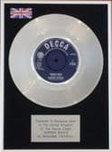 MARIANNE FAITHFULL - 7" Platinum Disc - SUMMER NIGHTS