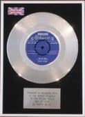MARTY WILDE- 7" Platinum Disc -SEA OF LOVE