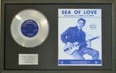MARTY WILDE -Platinum Disc+Song Sheet - SEA OF LOVE