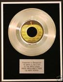 MARY HOPKIN - 7" Platinum Disc KNOCK KNOCK WHO'S THERE
