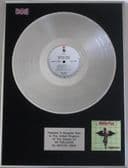 MOTLEY CRUE - DR FEELGOOD LP Platinum Disc