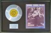 NEIL DIAMOND 7"Platinum Disc& songsheet SONG SUNG BLUE