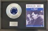 P. J PROBY - Platinum Disc&Song Sheet- HOLD ME