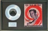 PAT BOONE -7" Platinum Disc & songsheet TWIXT TWELVE..