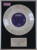 PEGGY LEE  - 7" Platinum Disc - FEVER